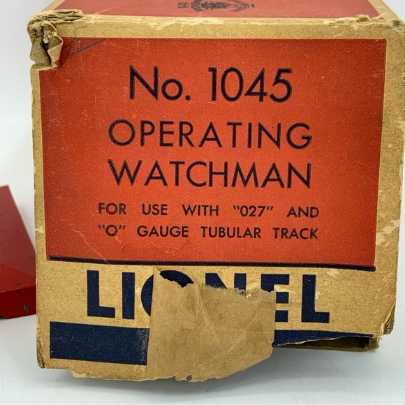 Vintage Lionel Electric Trains 1045 Operating Watchman 027 Original Box Railroad - Picture 5 of 16